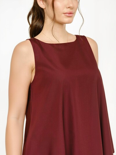 Rochie ' BARBEL ' pe 40 Liberte Essentiel pe roșu bordeaux, Vizualizare produs