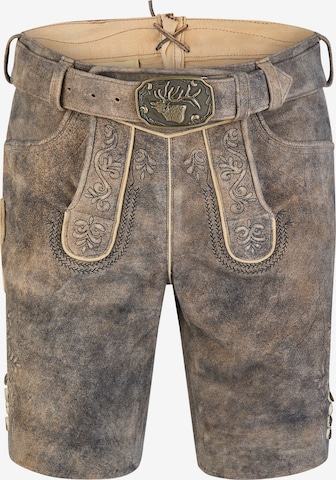 Regular Pantalon folklorique 'Heribert' SPIETH & WENSKY en marron : devant