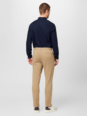 BURTON MENSWEAR LONDON Normální Chino kalhoty – béžová