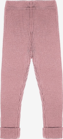 MAXIMO Pants 'MINI-Leggings, Rippstrick' in Pink: front