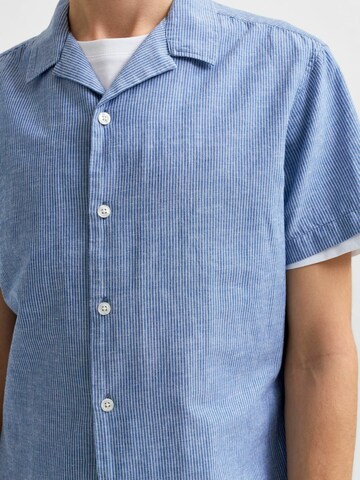 SELECTED HOMME Regular fit Overhemd in Blauw
