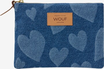 Wouf Cosmetic Bag in Blue: front