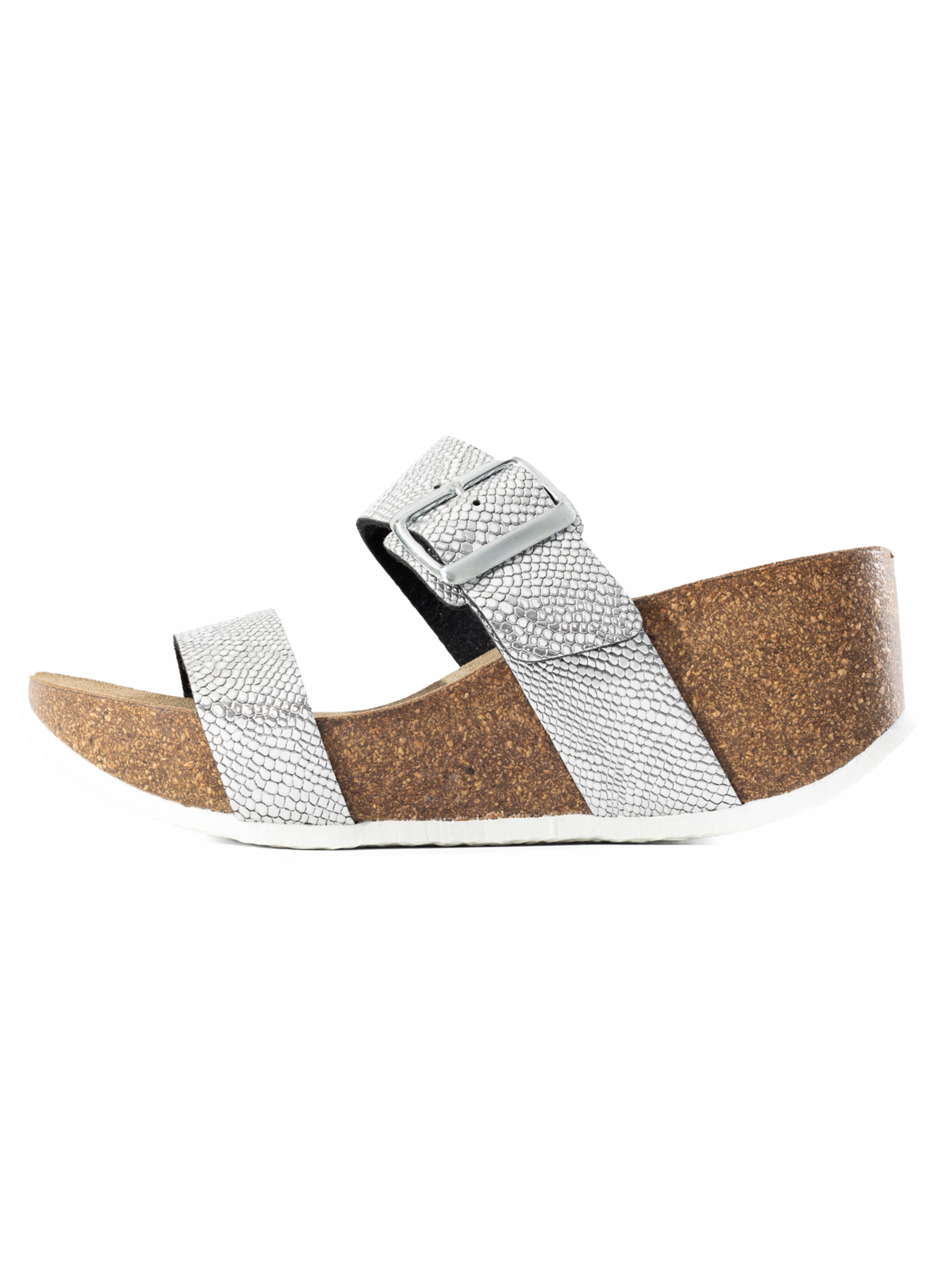 Zoccoletto 'Philomene' di Bayton in grigio: frontale