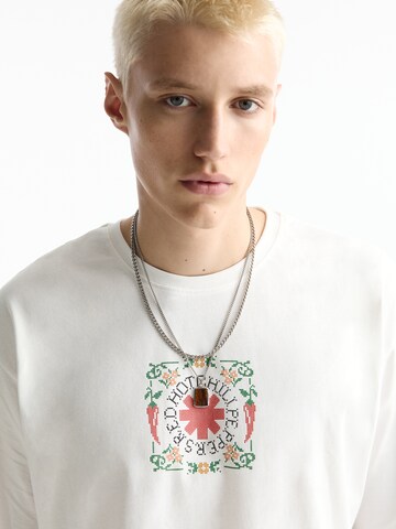 Pull&Bear T-shirt i vit