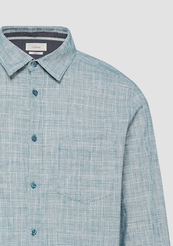 Coupe regular Chemise s.Oliver en bleu