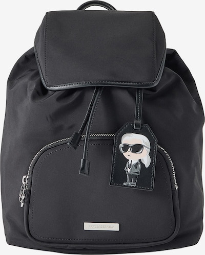 Karl Lagerfeld Reppu 'Ikon' koossa One Size värissä musta / valkoinen, Tuotenäkymä