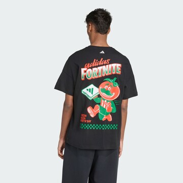 T-Shirt fonctionnel 'Adidas X Fortnite' ADIDAS SPORTSWEAR en noir : devant