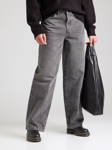 TOPMAN - Pierna ancha Vaquero en gris: frente