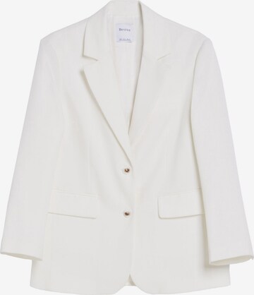 Blazer Bershka en blanc : devant