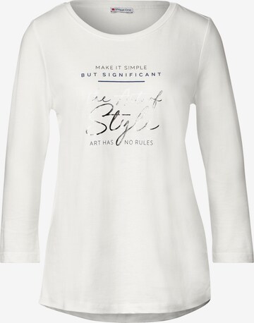 STREET ONE Shirt in White: front