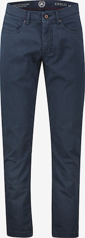LERROS Soft-Denim Jeans im klassischen 5-Pocket-Style in Blau: Vorderseite