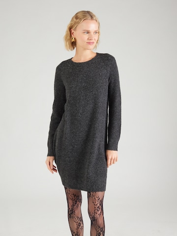 VERO MODA Gebreide jurk 'Doffy' in Zwart: voorkant