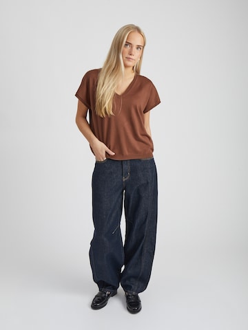 Haut 'Peyton' minus en marron