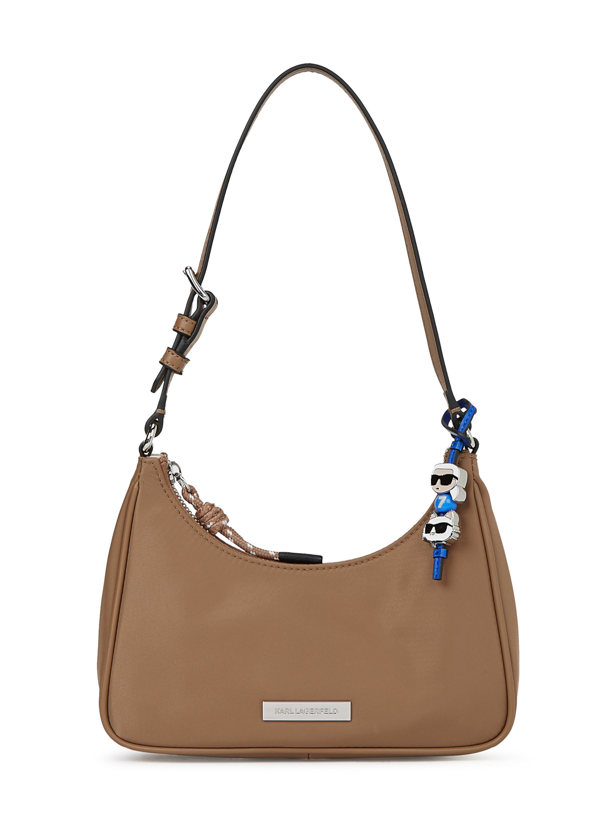 Karl Lagerfeld Чанта за през рамо в кафяво: отпред