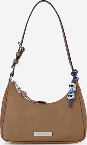 Karl LagerfeldTorba za na rame - smeđa boja: prednji dio