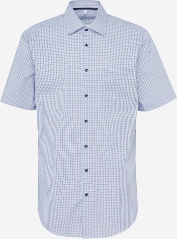 SEIDENSTICKER - Ajuste regular Camisa en azul: frente