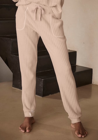 LASCANA Tapered Pants in Beige: front