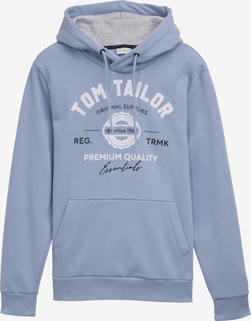 Sweat-shirt TOM TAILOR en bleu : devant