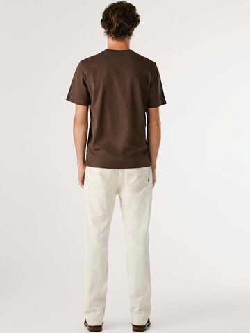 Pepe Jeans Shirt 'Contrast Connor' in Brown