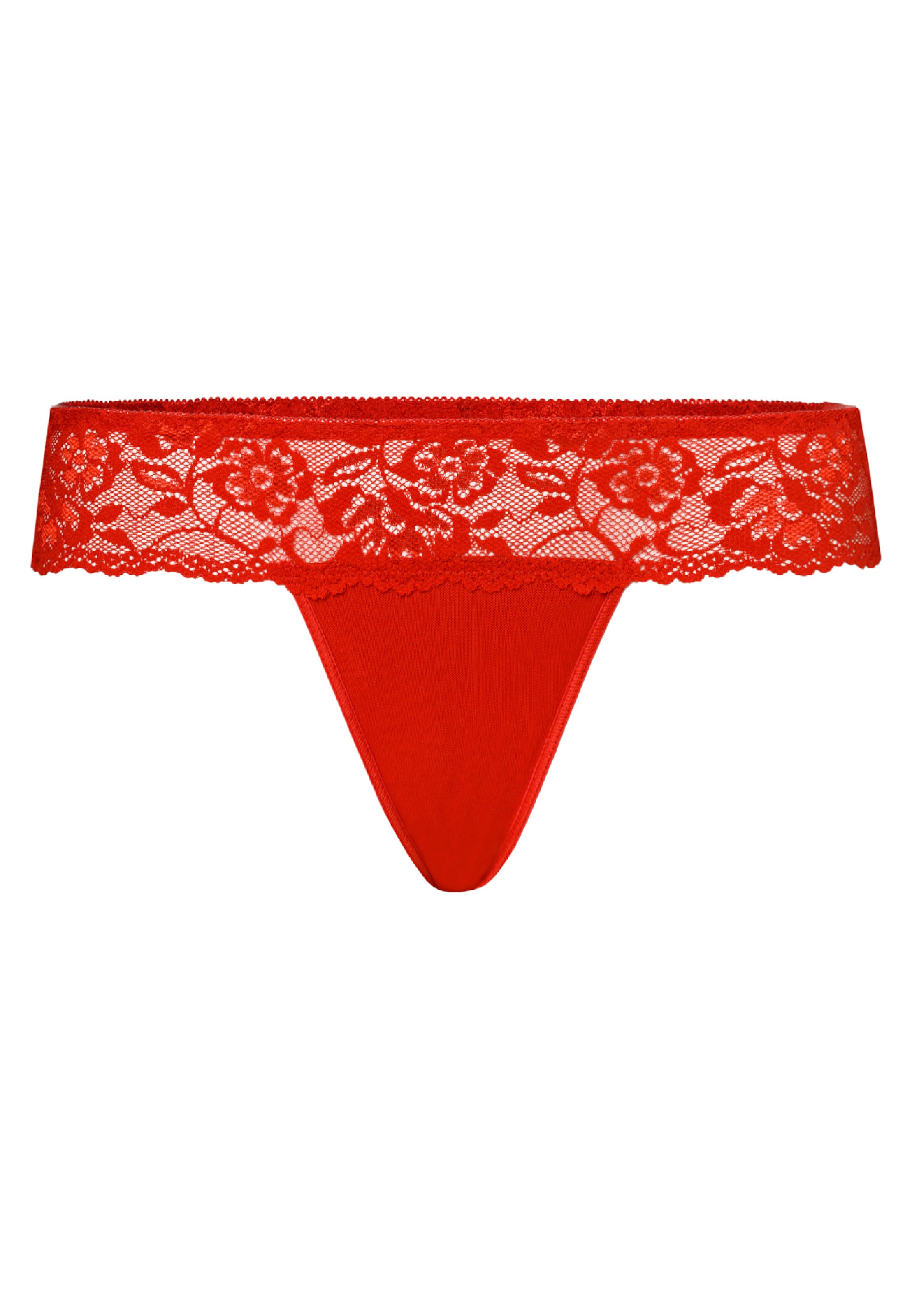 TEYLI Стринг в червено: отпред