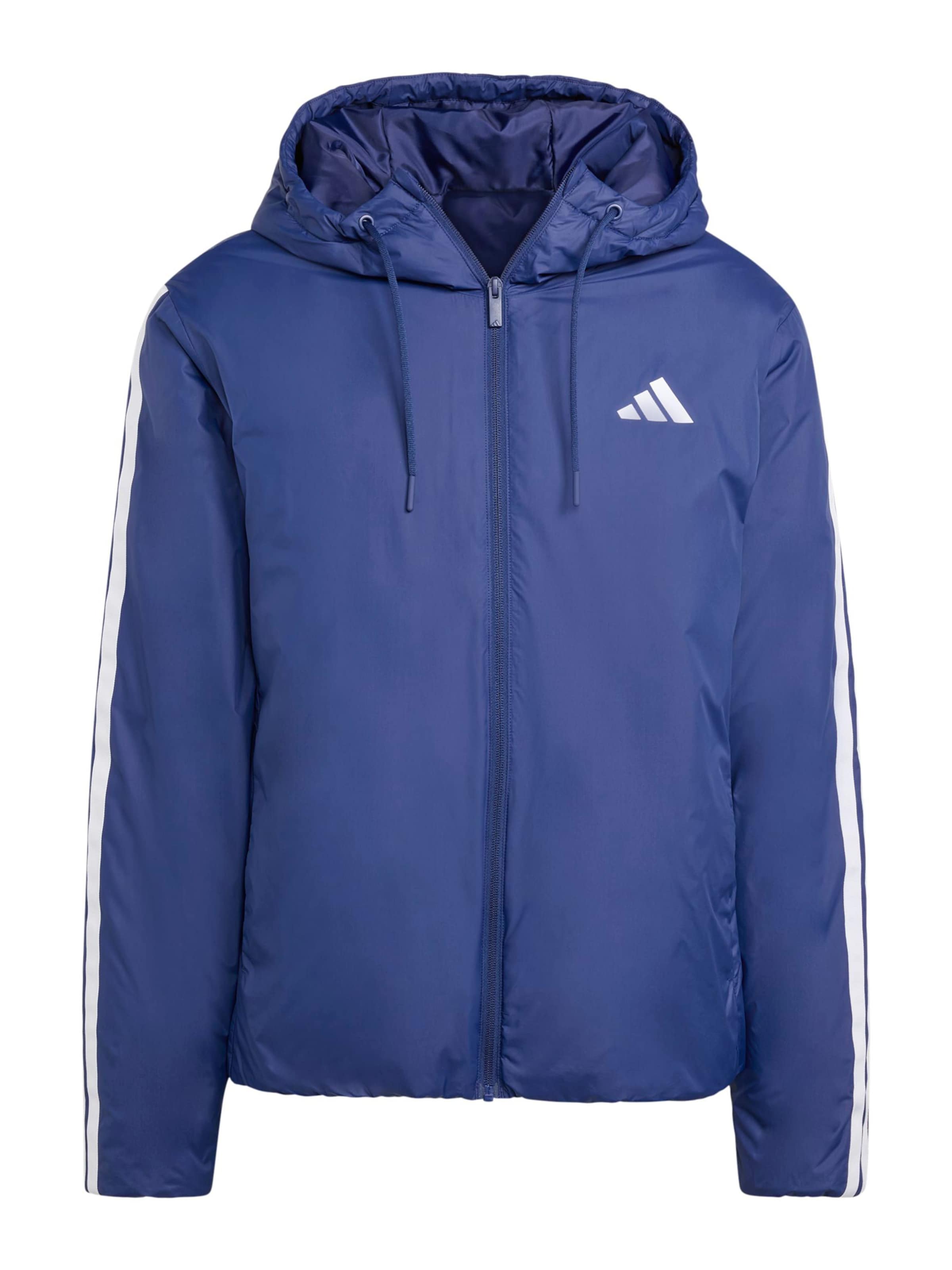 ADIDAS SPORTSWEAR - Casaco deportivo 'ESS' em azul: frente