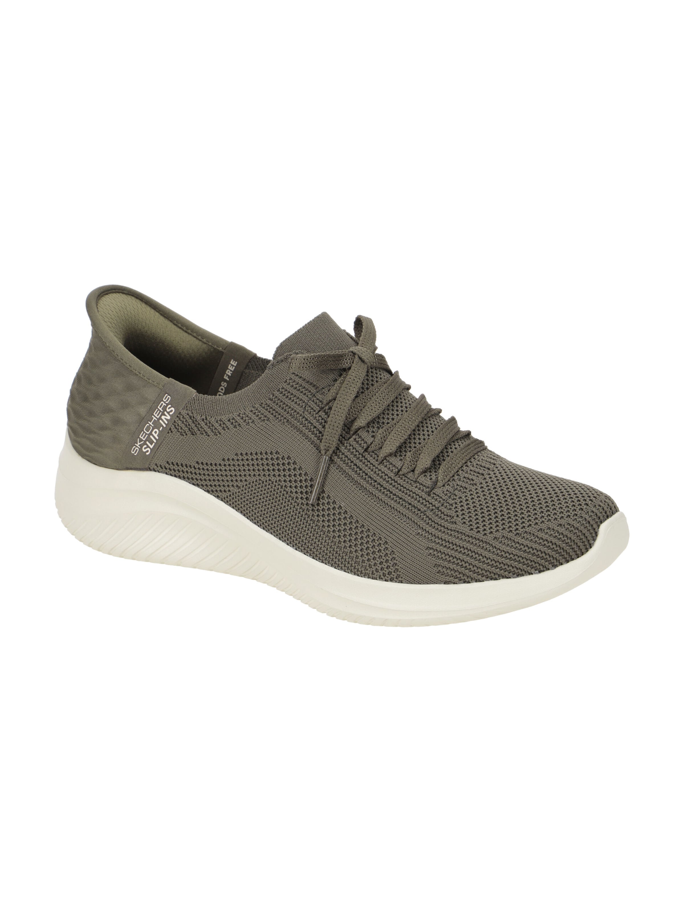 SKECHERS Schnürschuh 'Skechers Ultra Flex Schuhe grün olive SLIP-INs 149710'‌‌‌‌‌‌ in Grün: Vorderseite