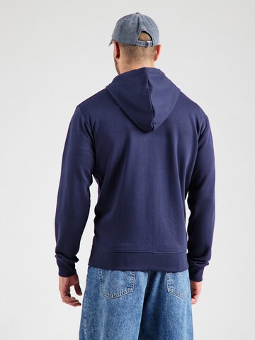 Pepe Jeans - Sudadera con cremallera en azul: atrás