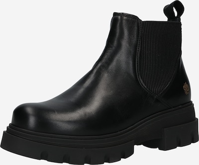 Apple of Eden Chelsea boots 'Fray 1' in de kleur Zwart, Productweergave