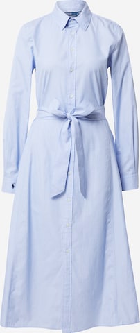 Polo Ralph Lauren - Vestidos camiseiros em azul: frente