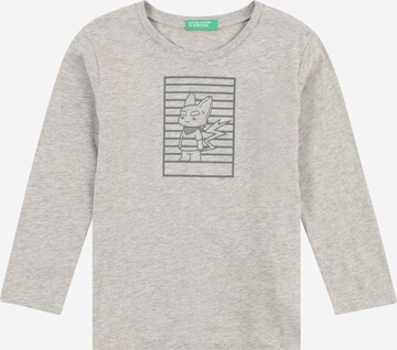 T-Shirt UNITED COLORS OF BENETTON en gris : devant