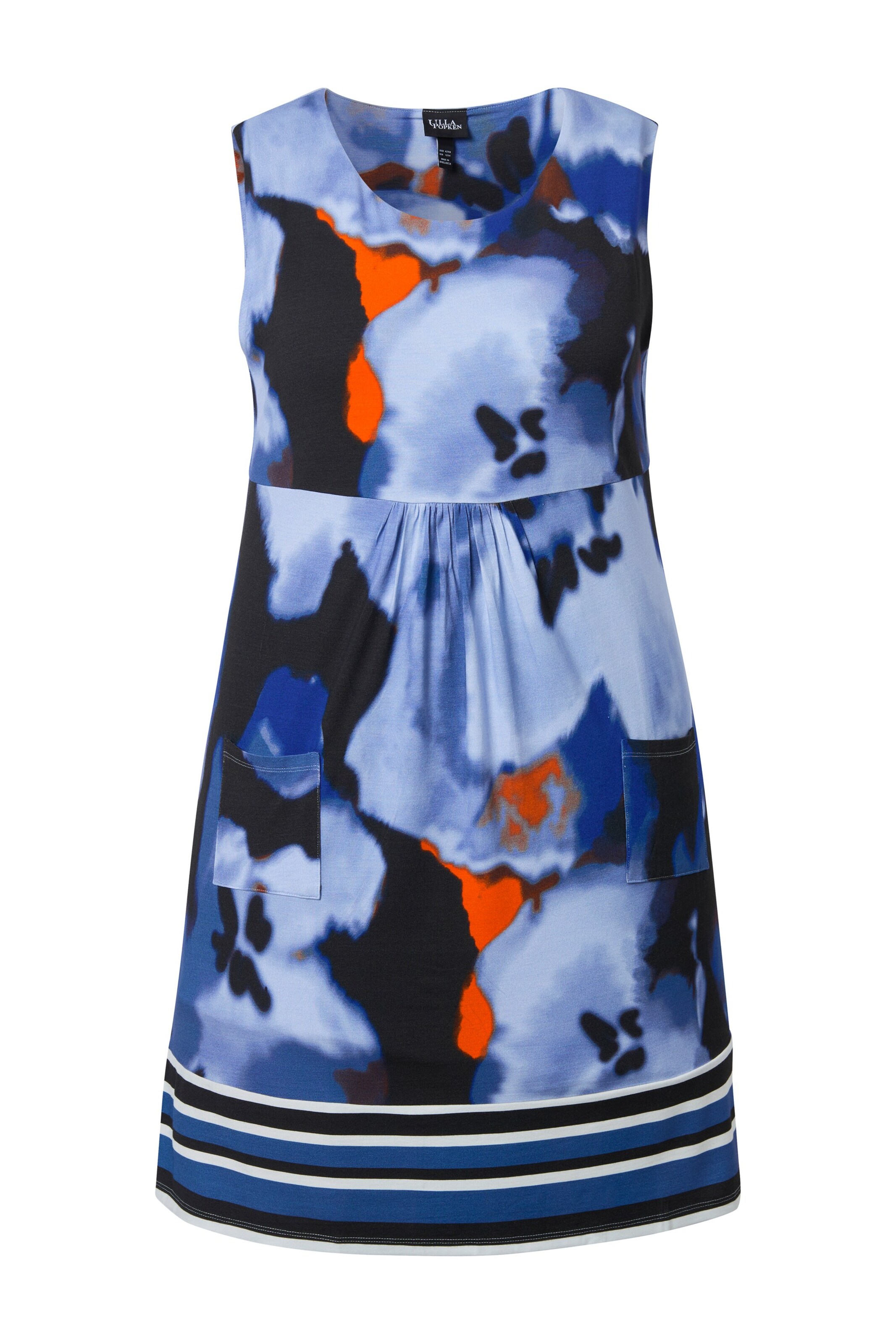 Ulla Popken Kleid in blau, Produktansicht