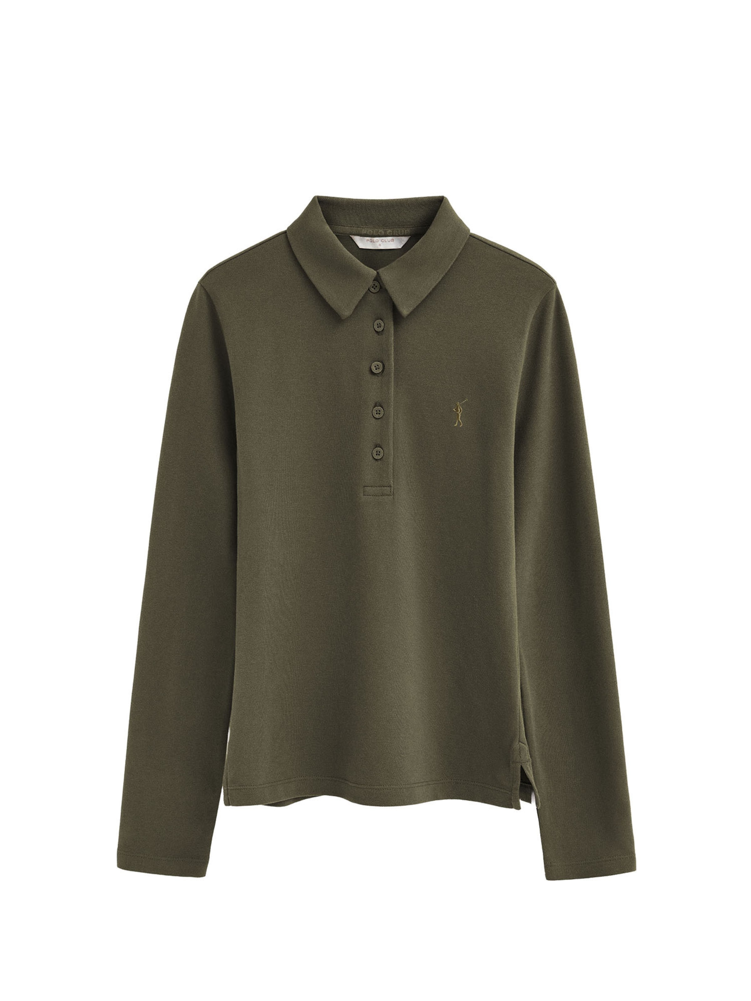 Polo Club Shirt 'PRIYANKA' in Green: front