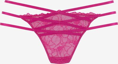 Tanga PETITE FLEUR GOLD pe mov zmeură, Vizualizare produs