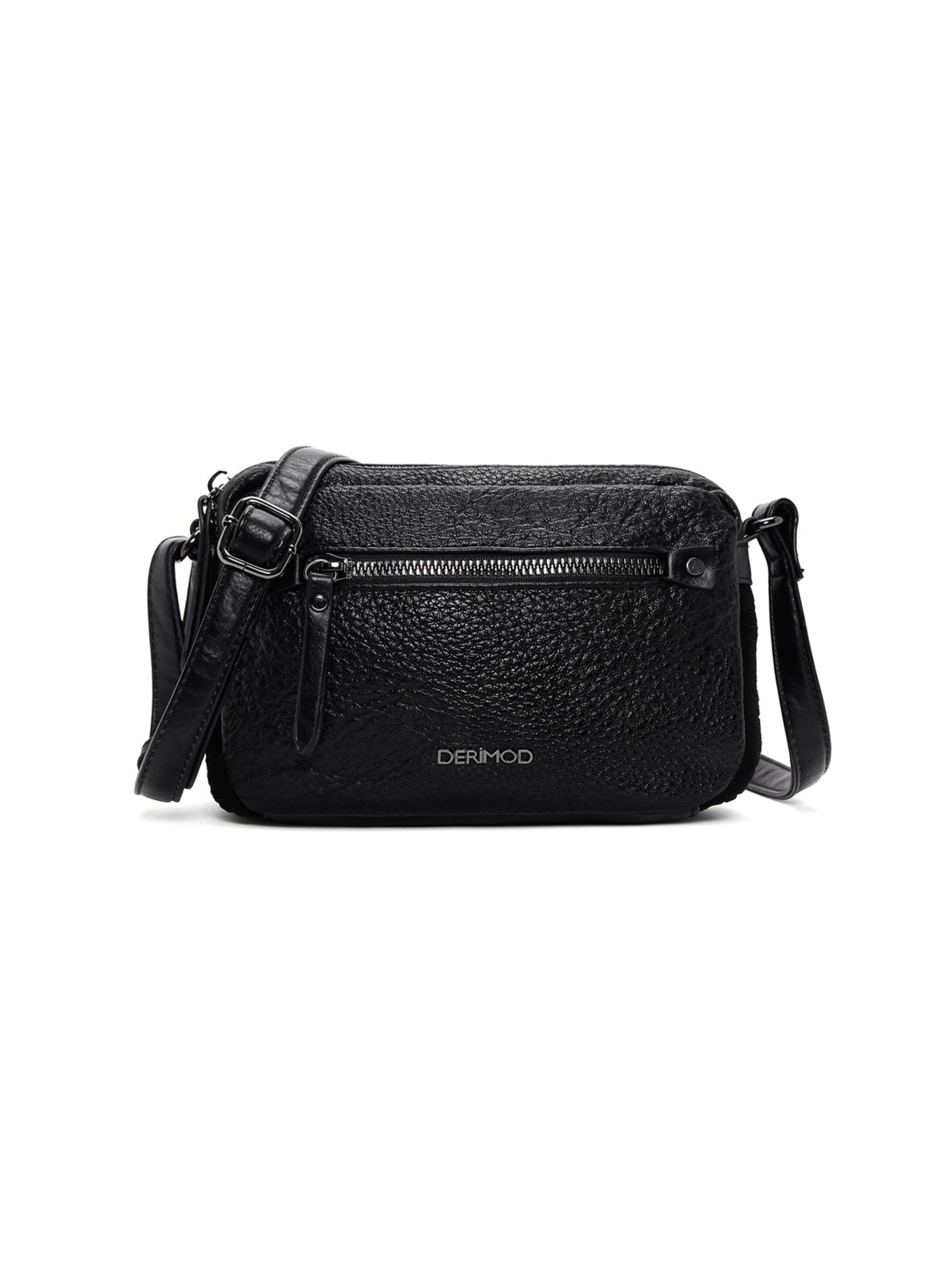 Derimod Umhängetasche in Schwarz: Vorderseite