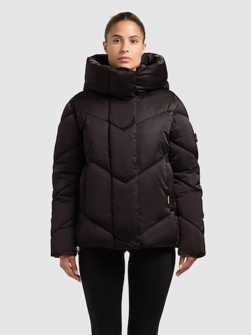 khujo Зимняя куртка 'OLSA2' в Черный: спереди