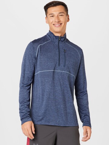 SKECHERS Performance shirt in Blue: front