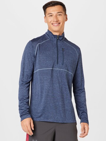 SKECHERS Functioneel shirt in Blauw: voorkant