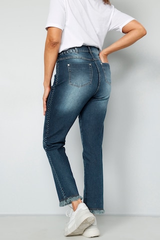 MIAMODA Skinny Jeans in Blauw