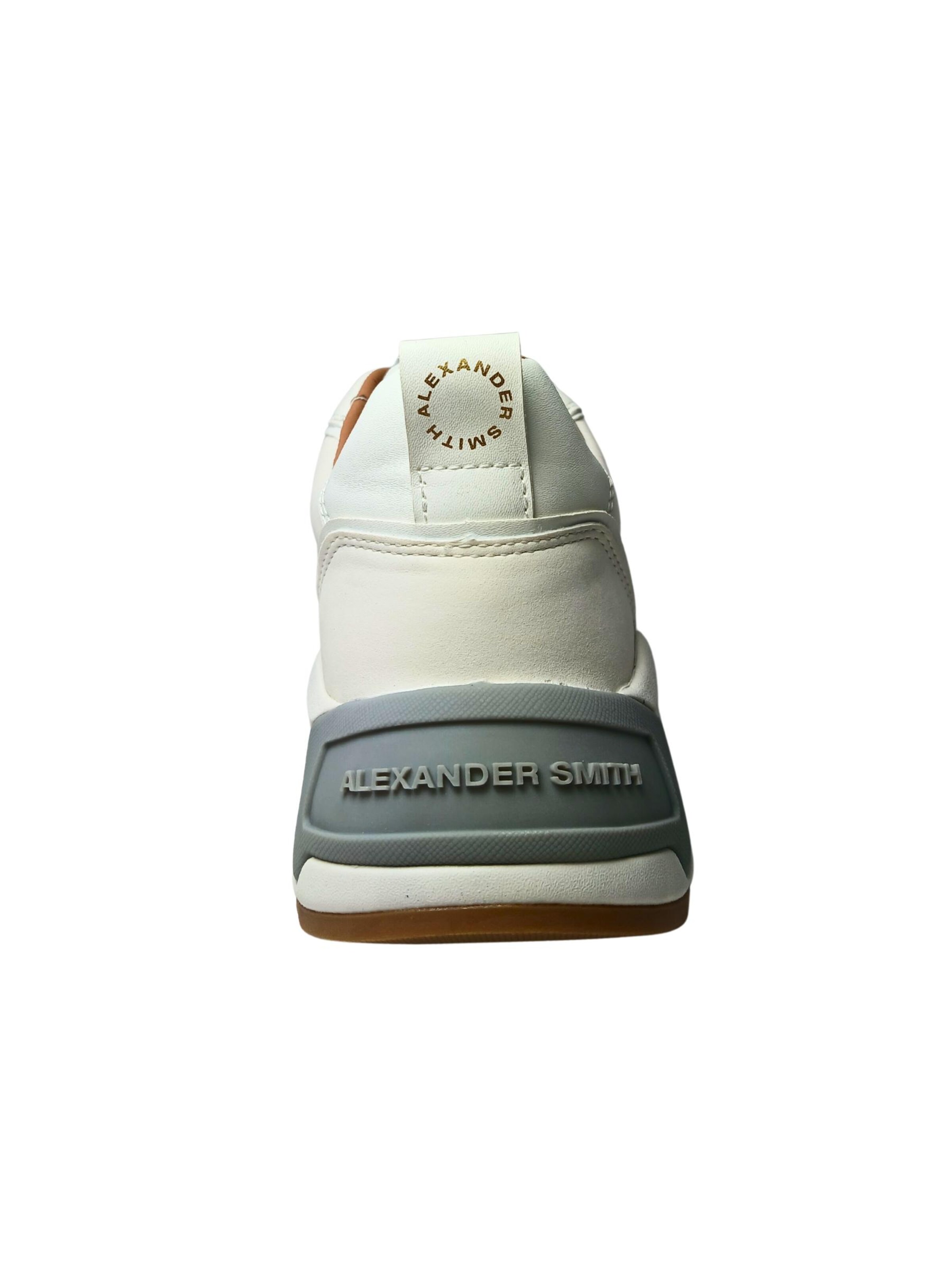 Alexander Smith Platform trainers in White
