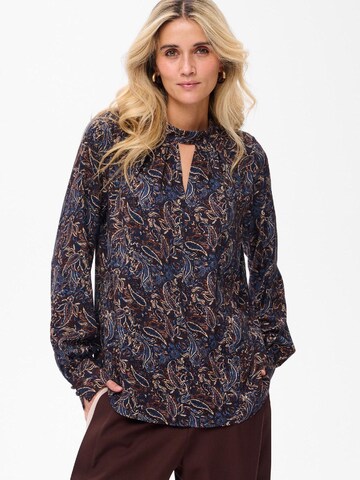 Blue Shadow Bluse‌‌‌ in Blau: Vorderseite