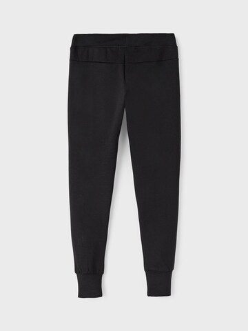 NAME IT Tapered Trousers 'Nero' in Black