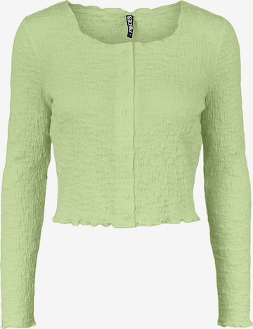 PIECES - Blusa 'Harlow' en verde: frente