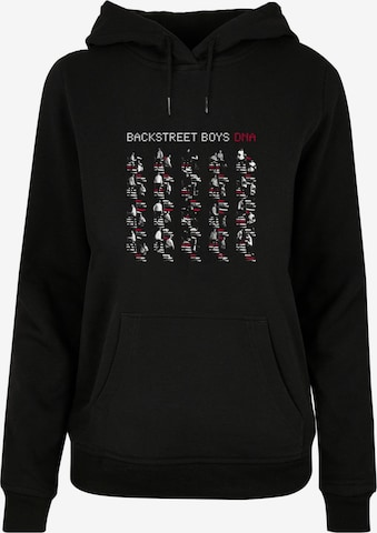 Merchcode Sweatshirt 'Backstreet Boys - DNA Album' in Zwart: voorkant