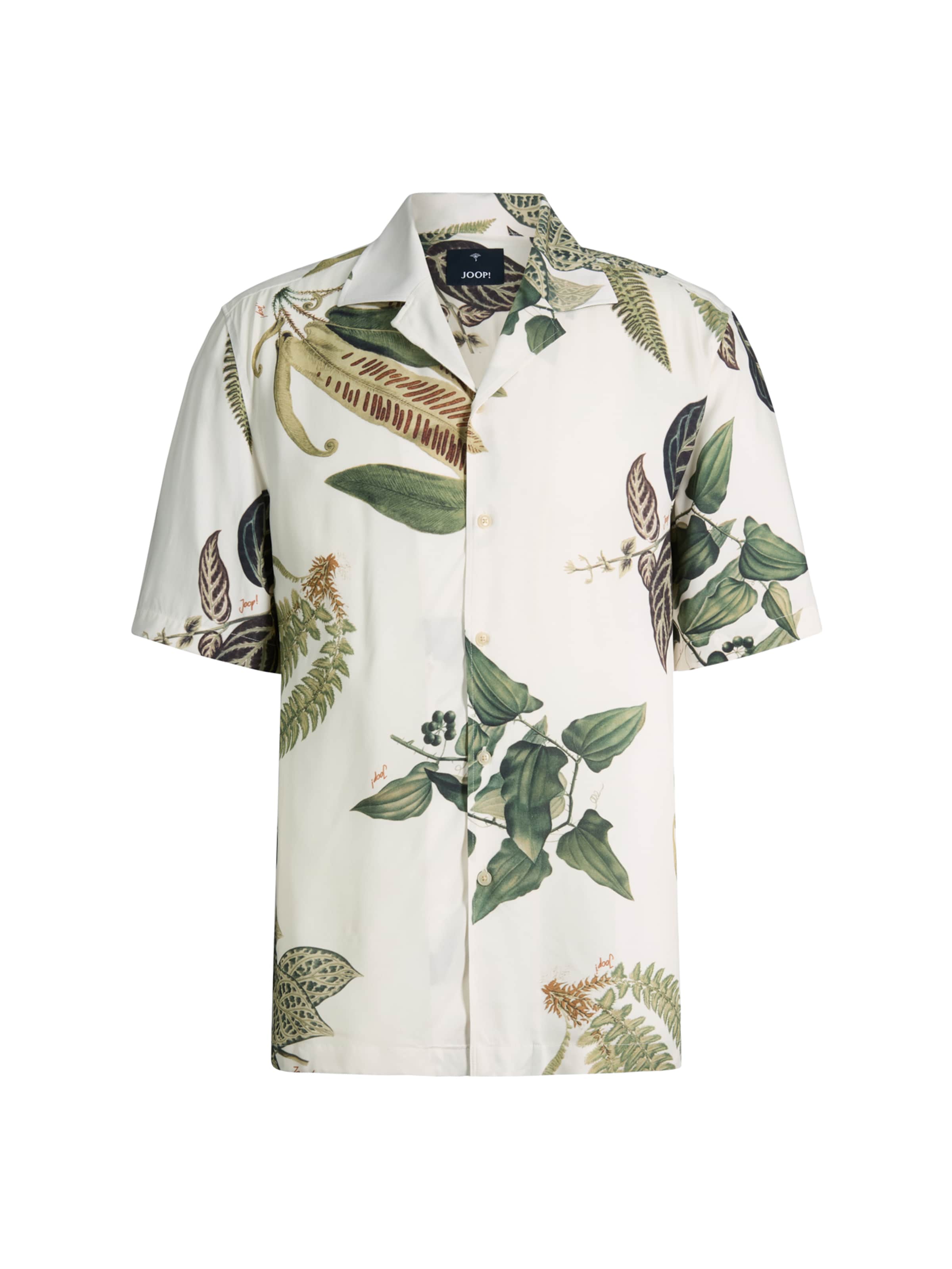 JOOP! Comfort fit Button Up Shirt 'Kawai' in White: front