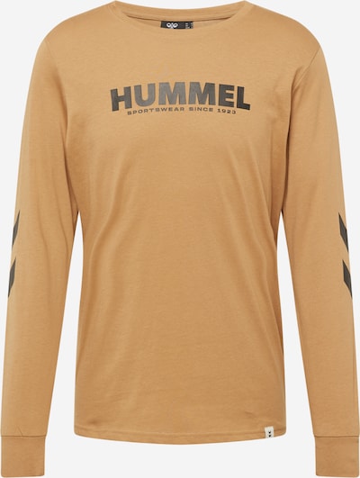 Hummel Functioneel shirt 'Legacy' in de kleur Mokka / Zwart, Productweergave