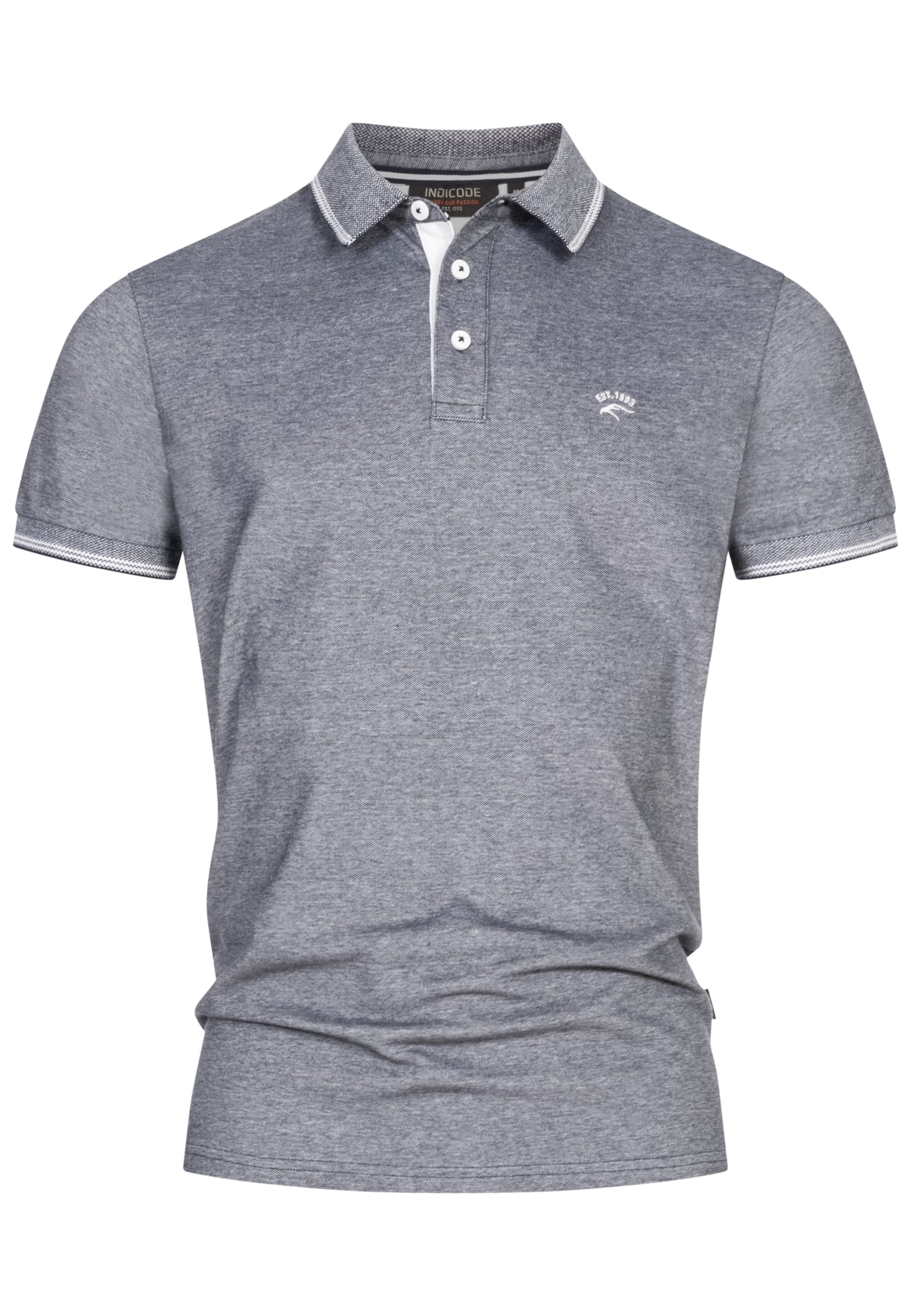 INDICODE JEANS Shirt 'INSan Jose' in Blue: front