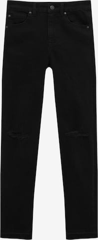 Pull&Bear Skinny Jeans in Black: front