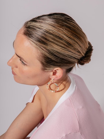 Boucles d'oreilles 'Gwane' Luxenter en mélange de couleurs