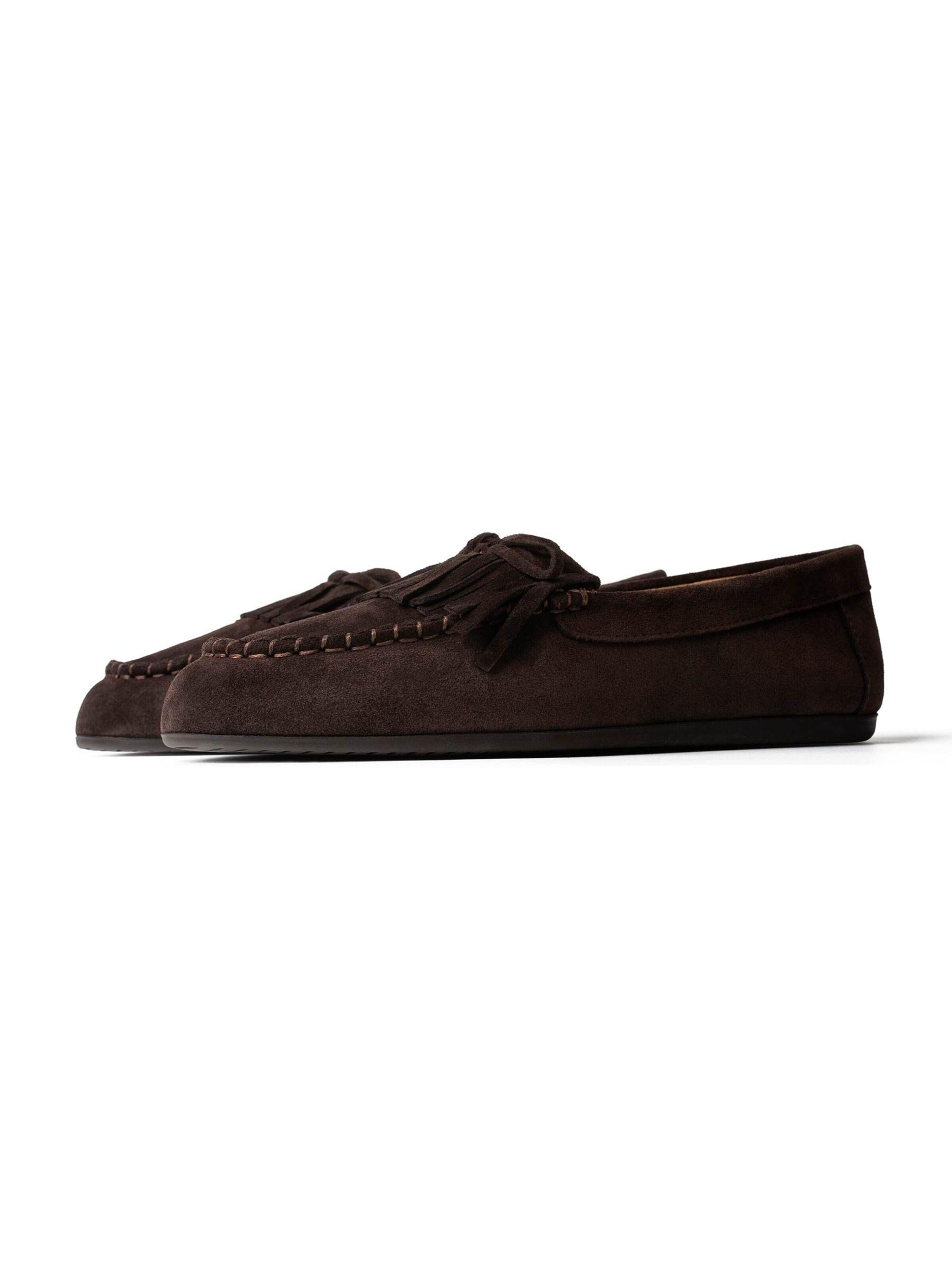 L37 HANDMADE SHOES - Mocassins 'THE WAY LIGHT FALLS' em castanho
