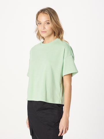 Sweat-shirt 'CHILLI' PIECES en vert : devant